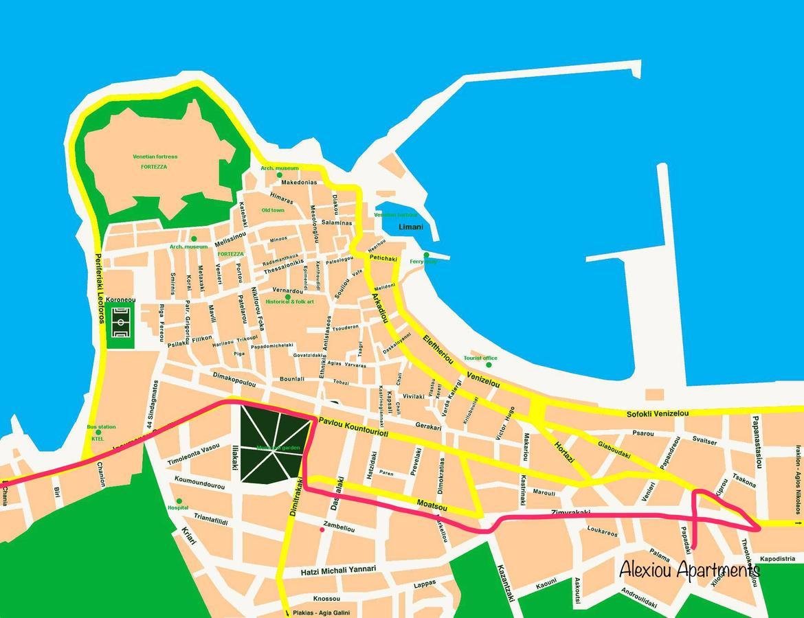 Rethymno Blue Apartments Esterno foto